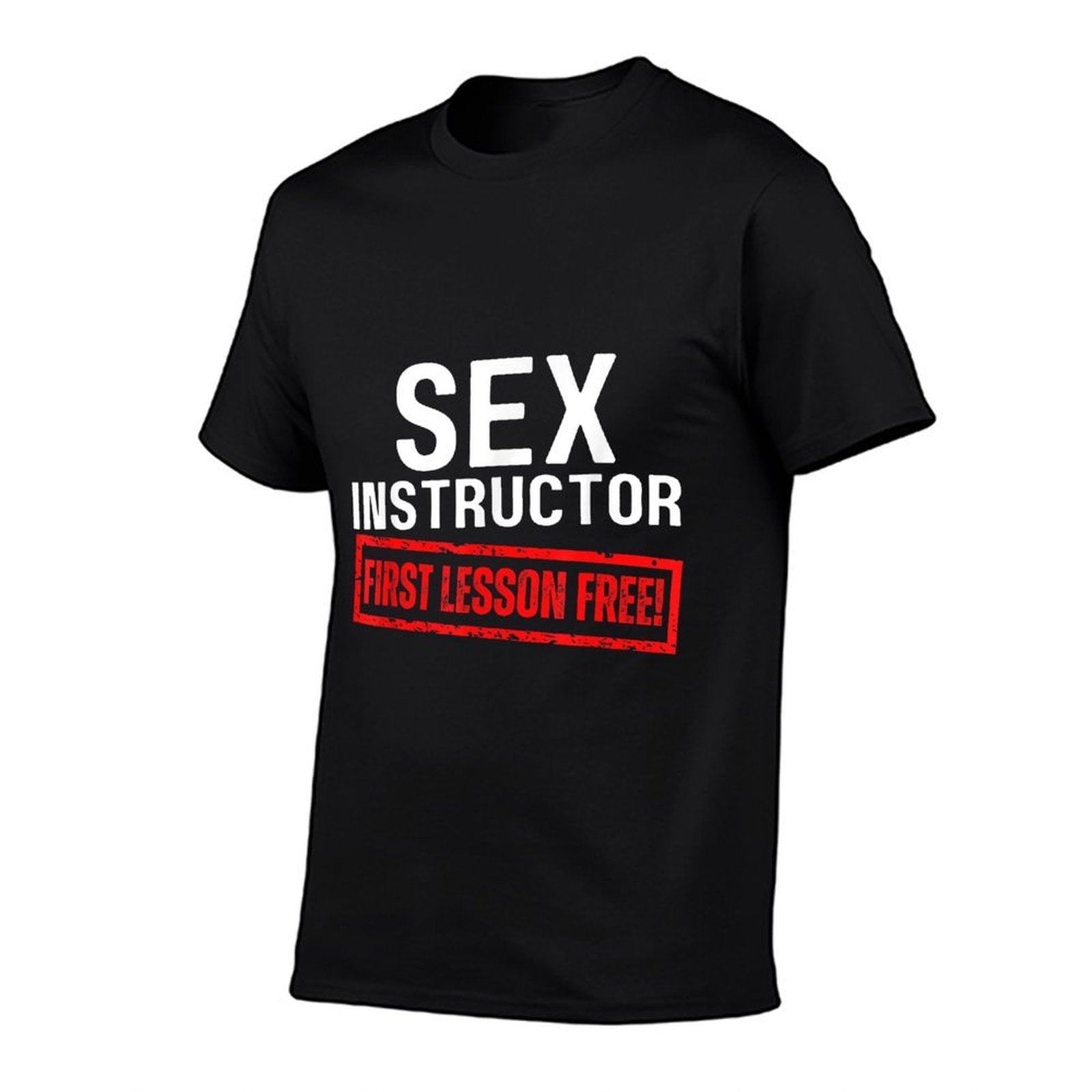 Sex Instructor First Lesson Free Funny Flirt Edgy Gag 2023  Lightweight T-Shirt