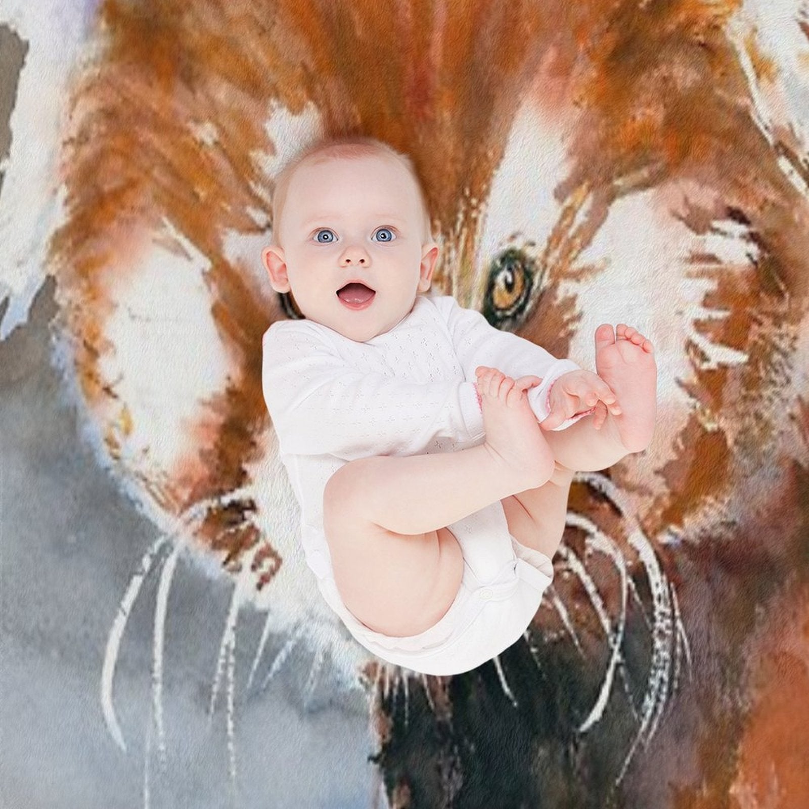 Red Panda Shrink-resistant Throw Blanket