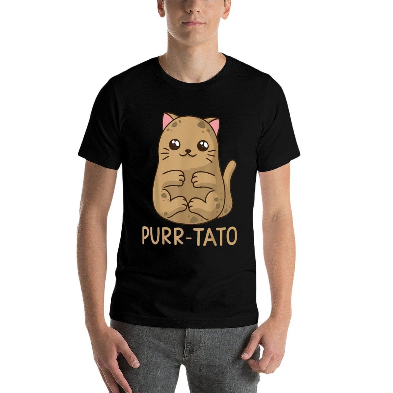 Purrtato Cat Potato Cat Lover Idaho Potatoes  Eco-friendly Material T-Shirt