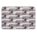 No Bones Day Pug  Repositionable Bath Mat