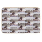 No Bones Day Pug  Repositionable Bath Mat