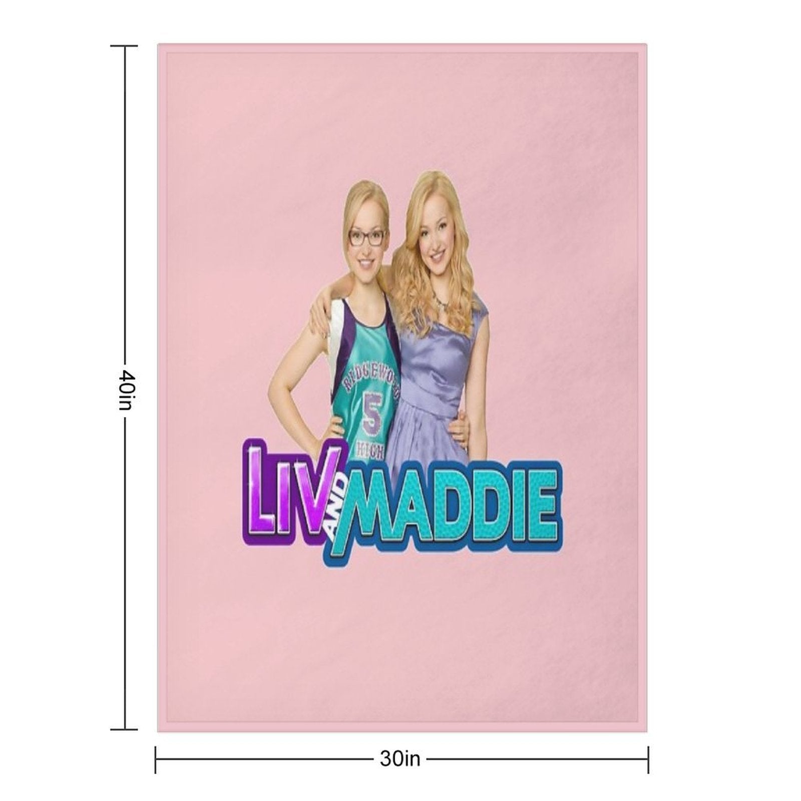 Liv And Maddie Anti-pilling Throw Blanket