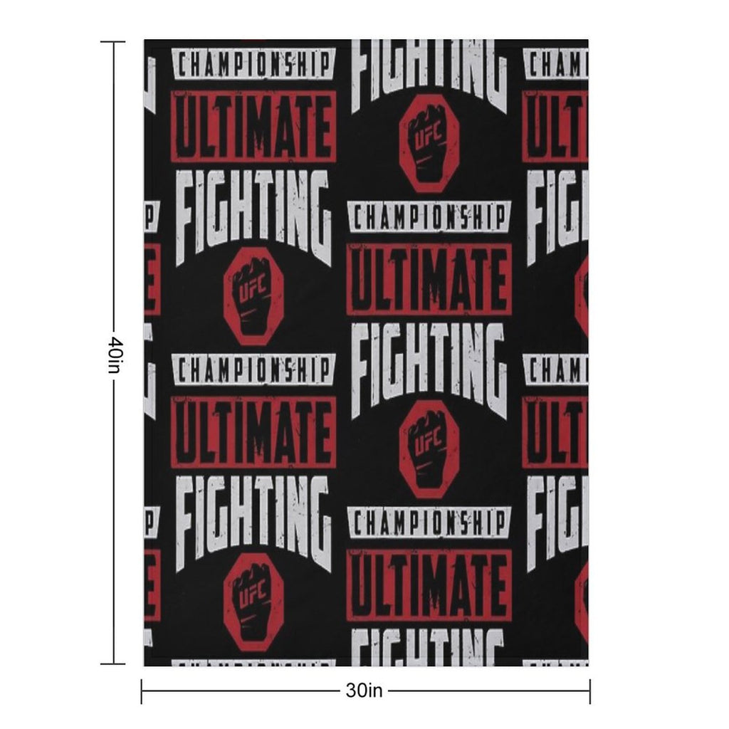 Ufc Ultimate Fighting Championship Easy Care Throw Blanket