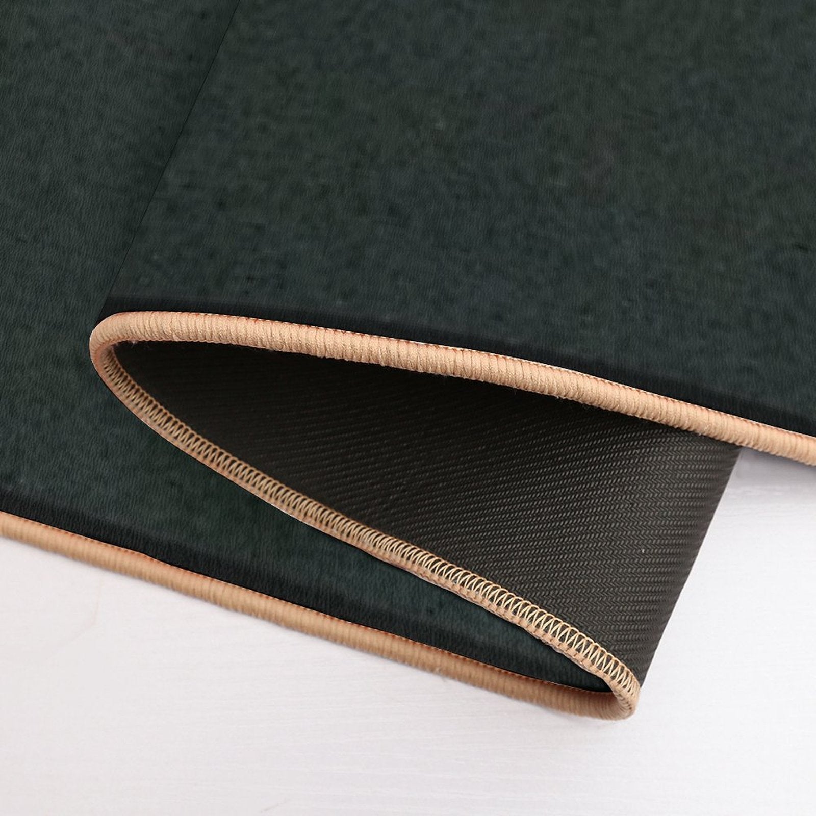 Victorian Peacock Lady  Repositionable Bath Mat