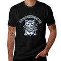 Funny Kitten Shirt Cat Meme Cute Cat Rage Consumes Me  Ribbed Collar T-Shirt
