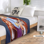 Saint Bill of Murray, Bill Murray Saint Original Religious Painting Wrinkle-free Throw Blanket