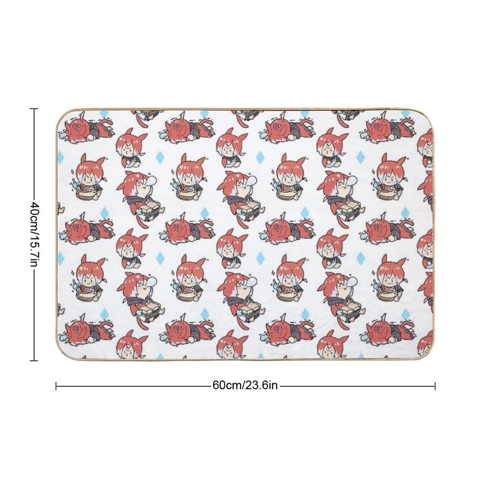 Crystal Exarch  Dirt-Trapping Bath Mat