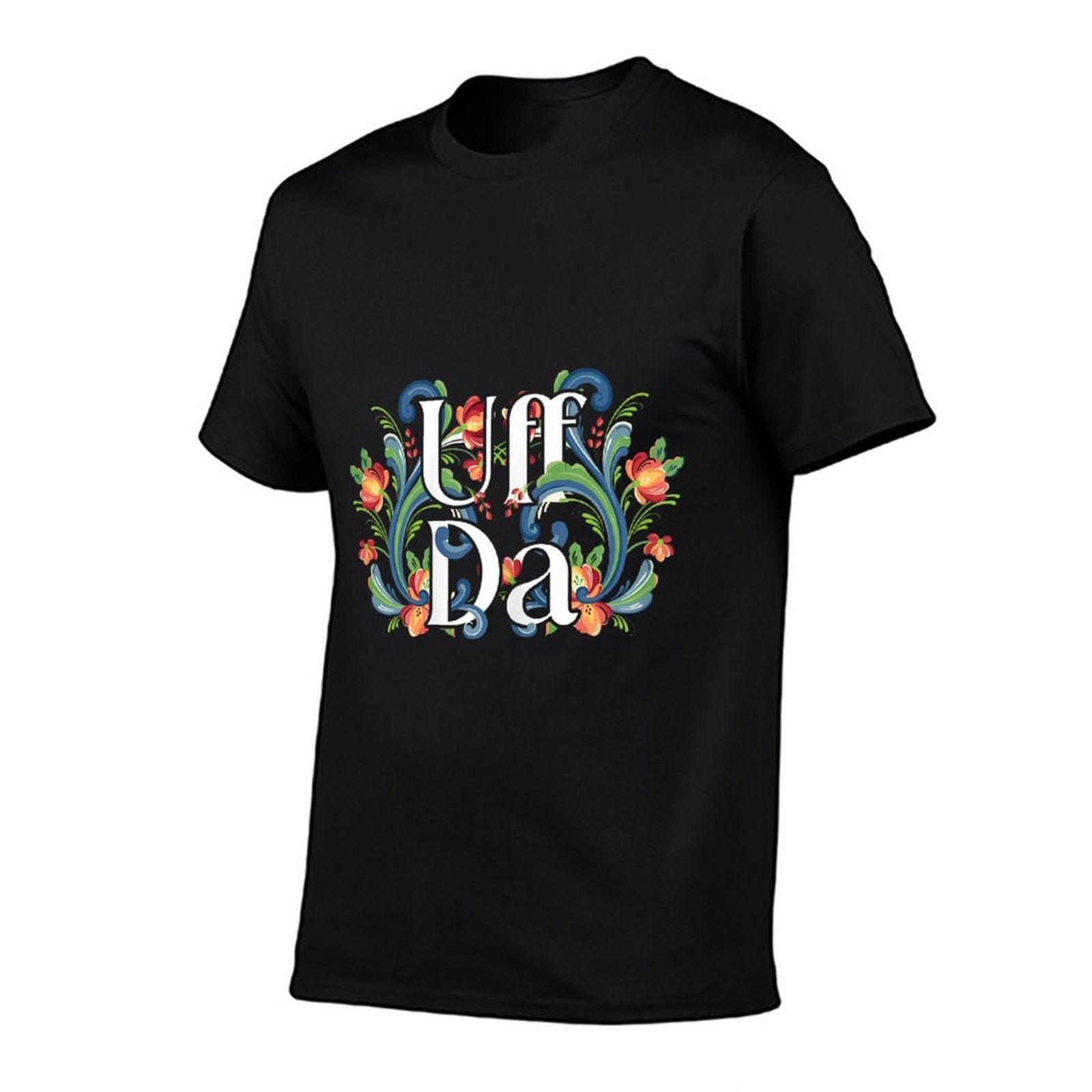 Traditional Rosemaling Norway And Norwegian Quote Uff Da Quote for A Norwegian Girl  Breathable T-Shirt