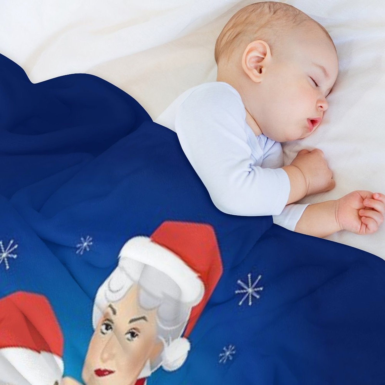 Christmas Girls! Machine-washable Throw Blanket