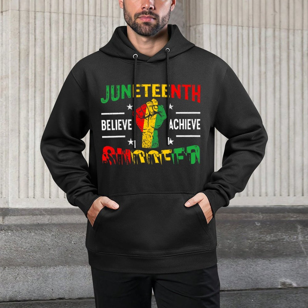 Juneteenth Is My Independence Day African 1865 Juneteenth Breathable Fabric Hoodie