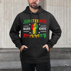 Juneteenth Is My Independence Day African 1865 Juneteenth Breathable Fabric Hoodie