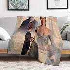 Jamie And Claire FraserOutlander Wedding Eco-conscious Throw Blanket