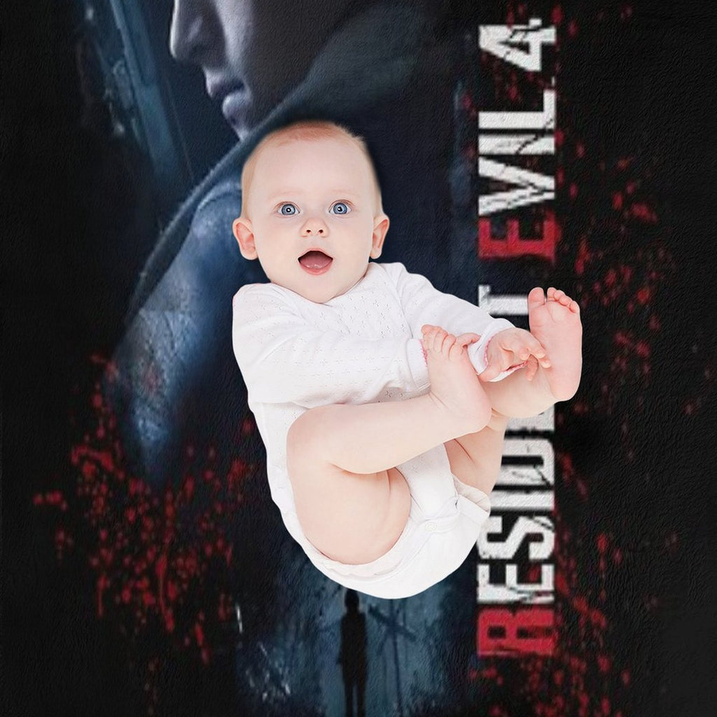 Leon Kennedy RE4make Design 2 Wrinkle-free Throw Blanket