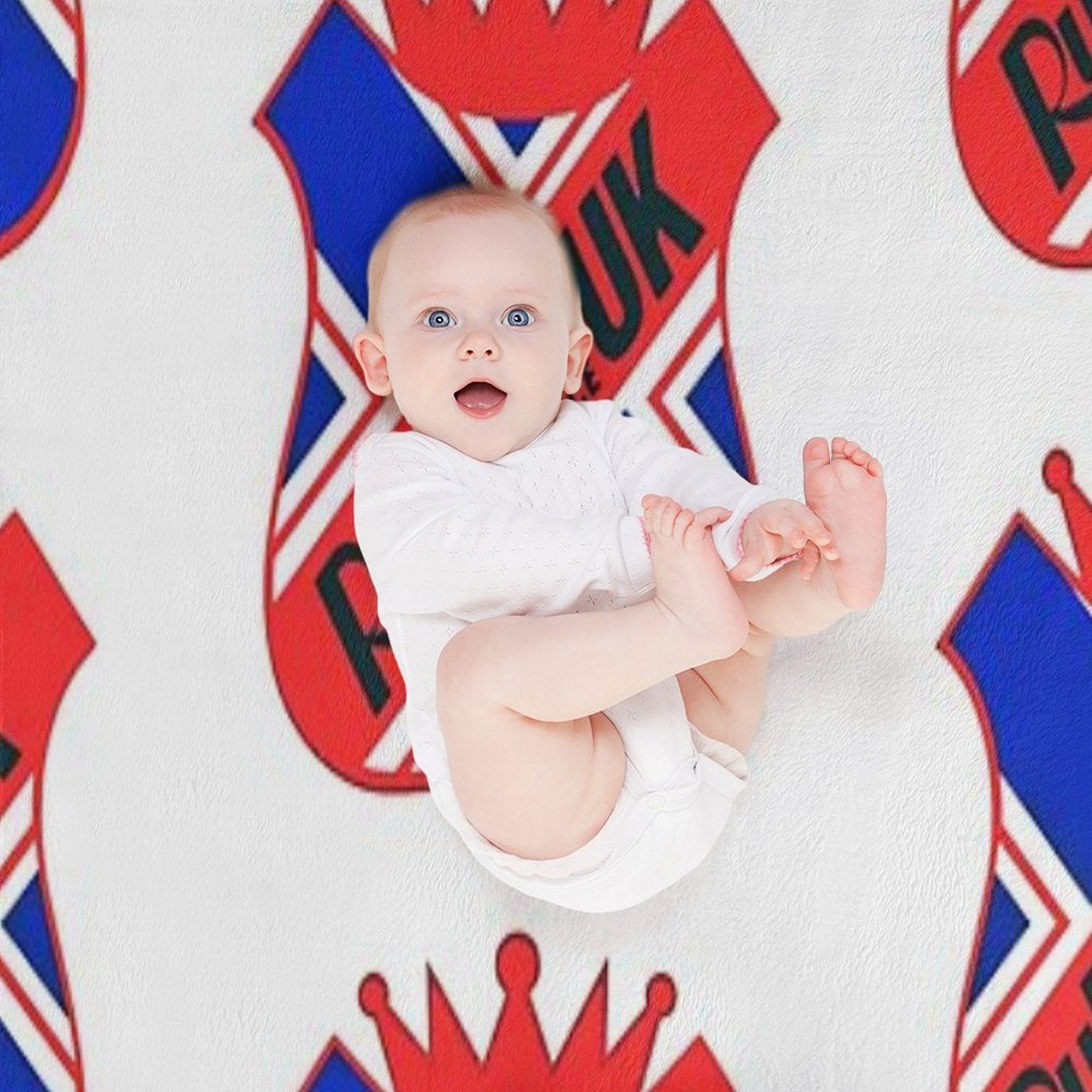 RuPeter Badge RuPaul’s Drag Race UK Lightweight Throw Blanket