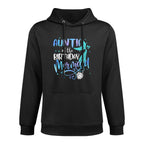Auntie Of The Birthday Mermaid Family Matching Party Squad Casual Wear Hoodie