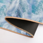 BLUE OCEAN WAVE COLLECTION  Non-Slip Bath Mat