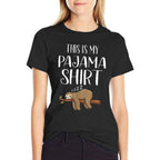 This Is My Pajama Sloth Funny Sleepover Gift  Odor-resistant T-Shirt
