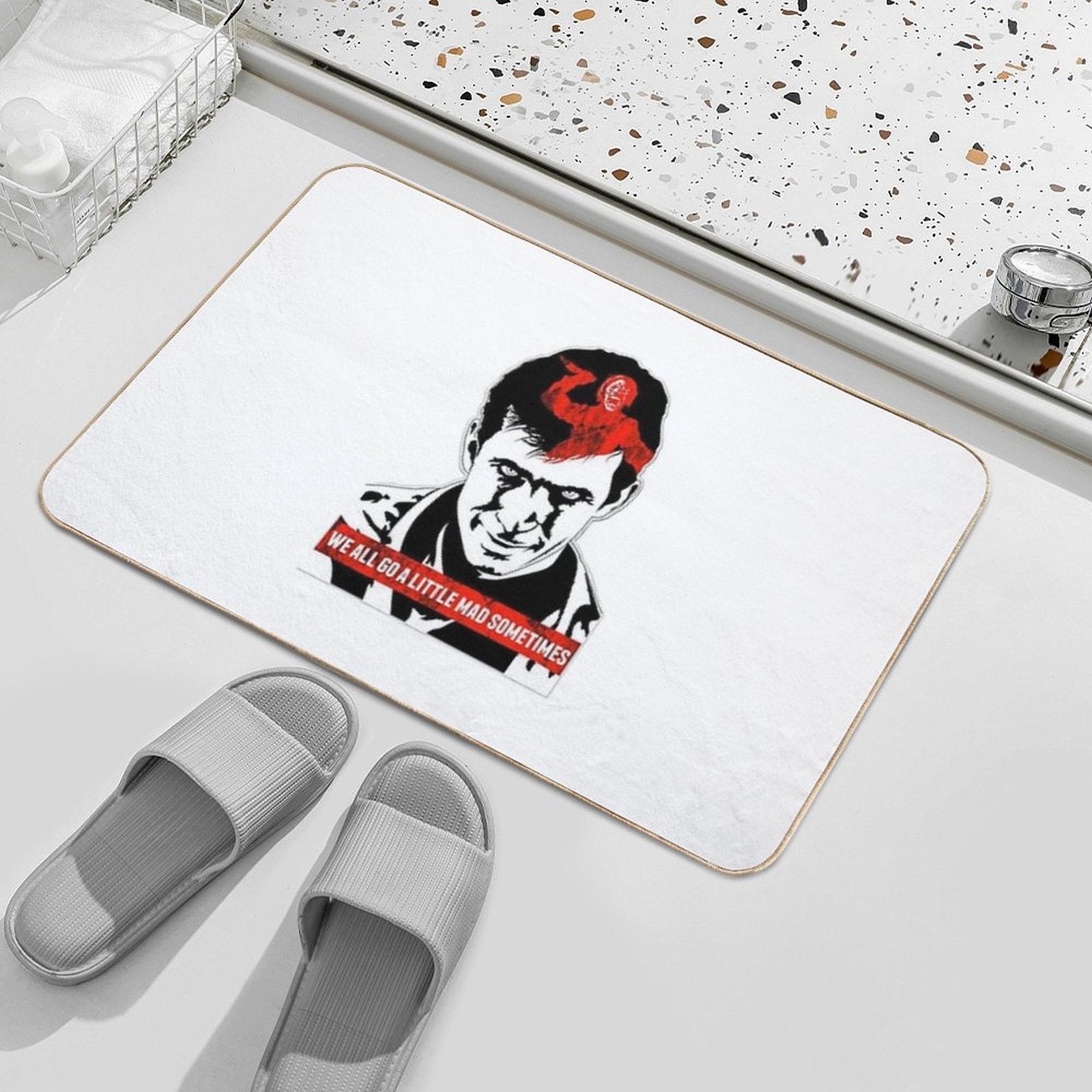 Norman Bates Psycho  Easy To Clean Bath Mat