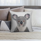 Baby Koala - Colorful Soft Washable Throw Pillow