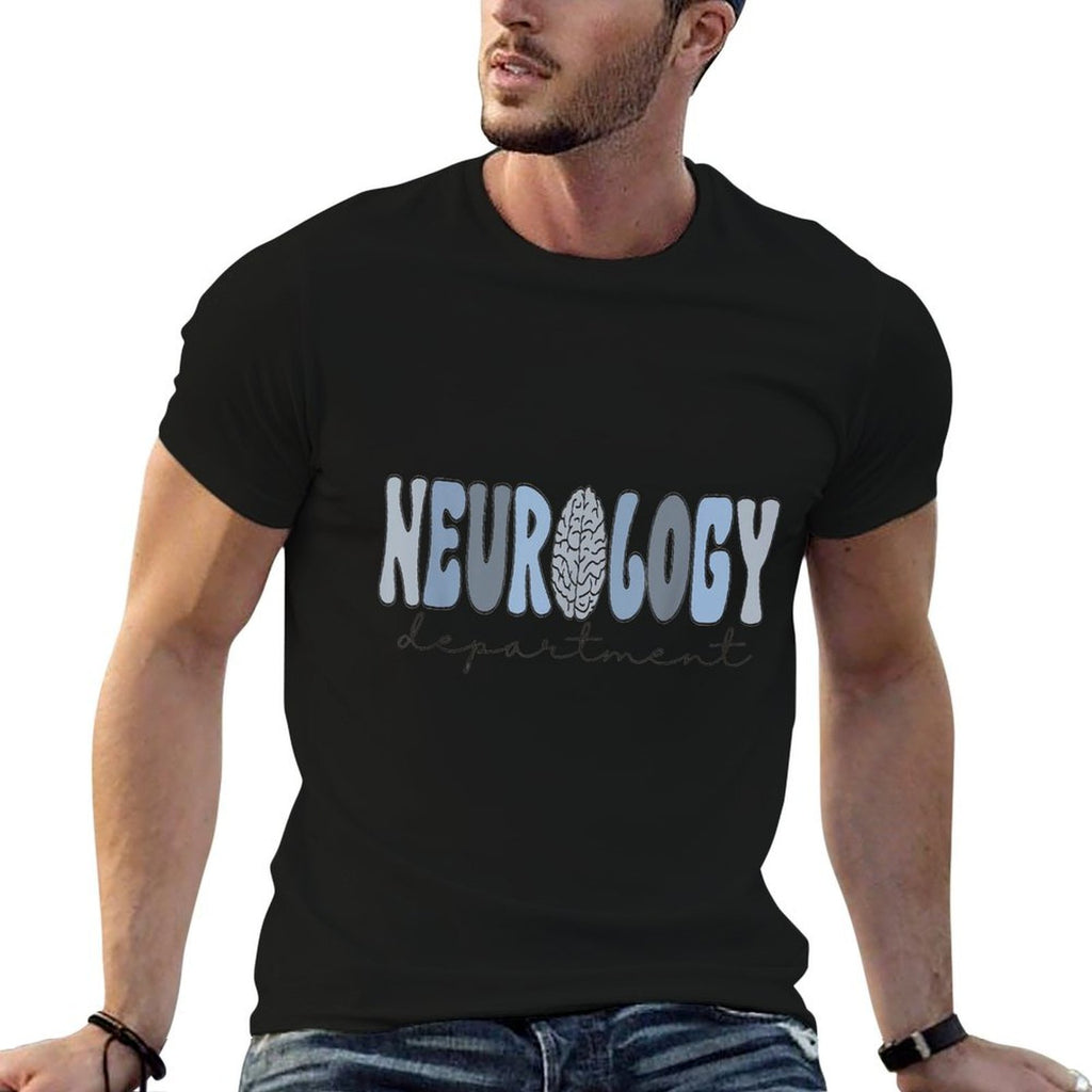Retro Neurology Department Cute Brain Neuro Graduation  Eco-friendly Material T-Shirt