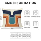 Mod Wave Space Soft Home Decor Throw Pillow