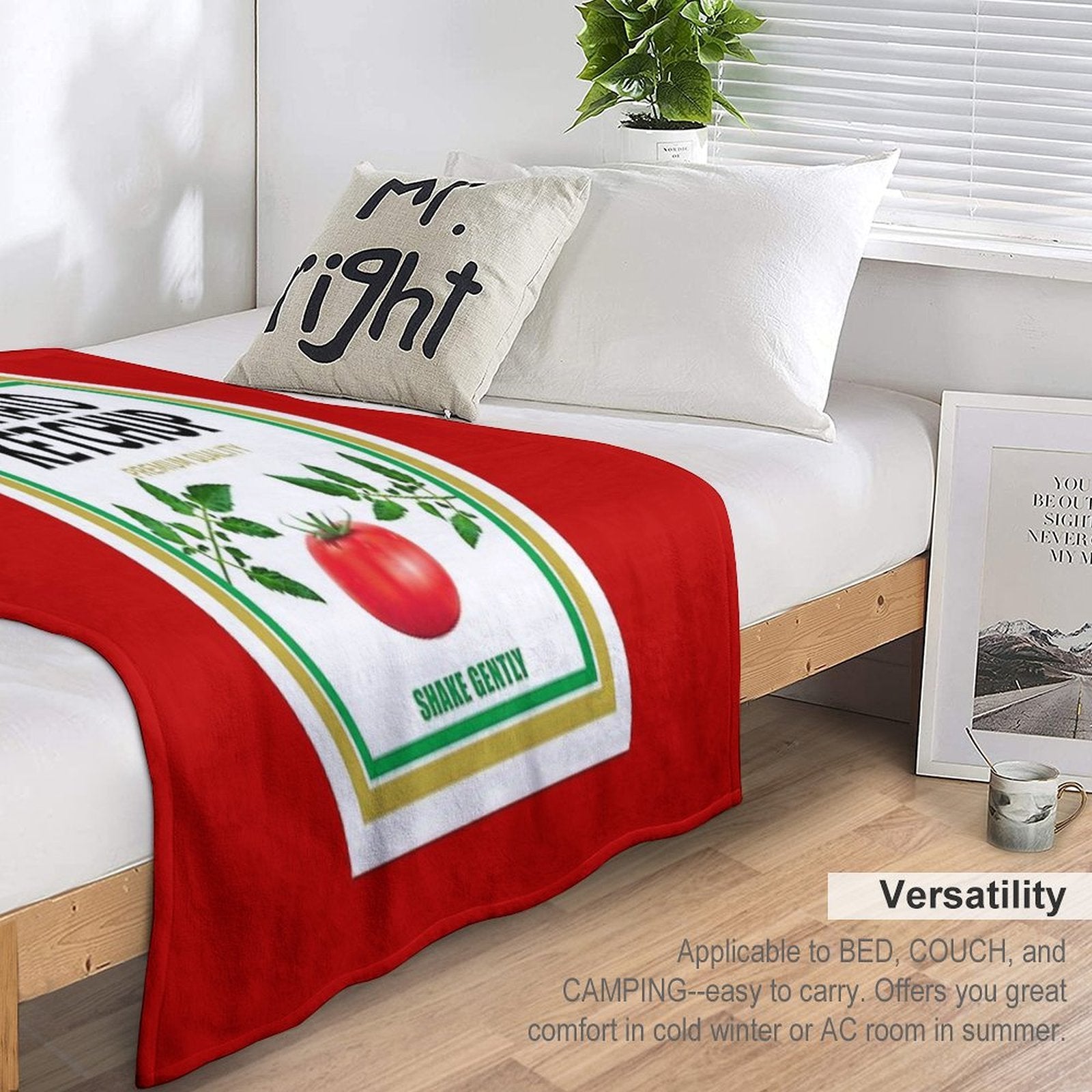 Ketchup Halloween 2023 Costume Family Group Matching Couple Mustard Mayo Gift-ready Throw Blanket