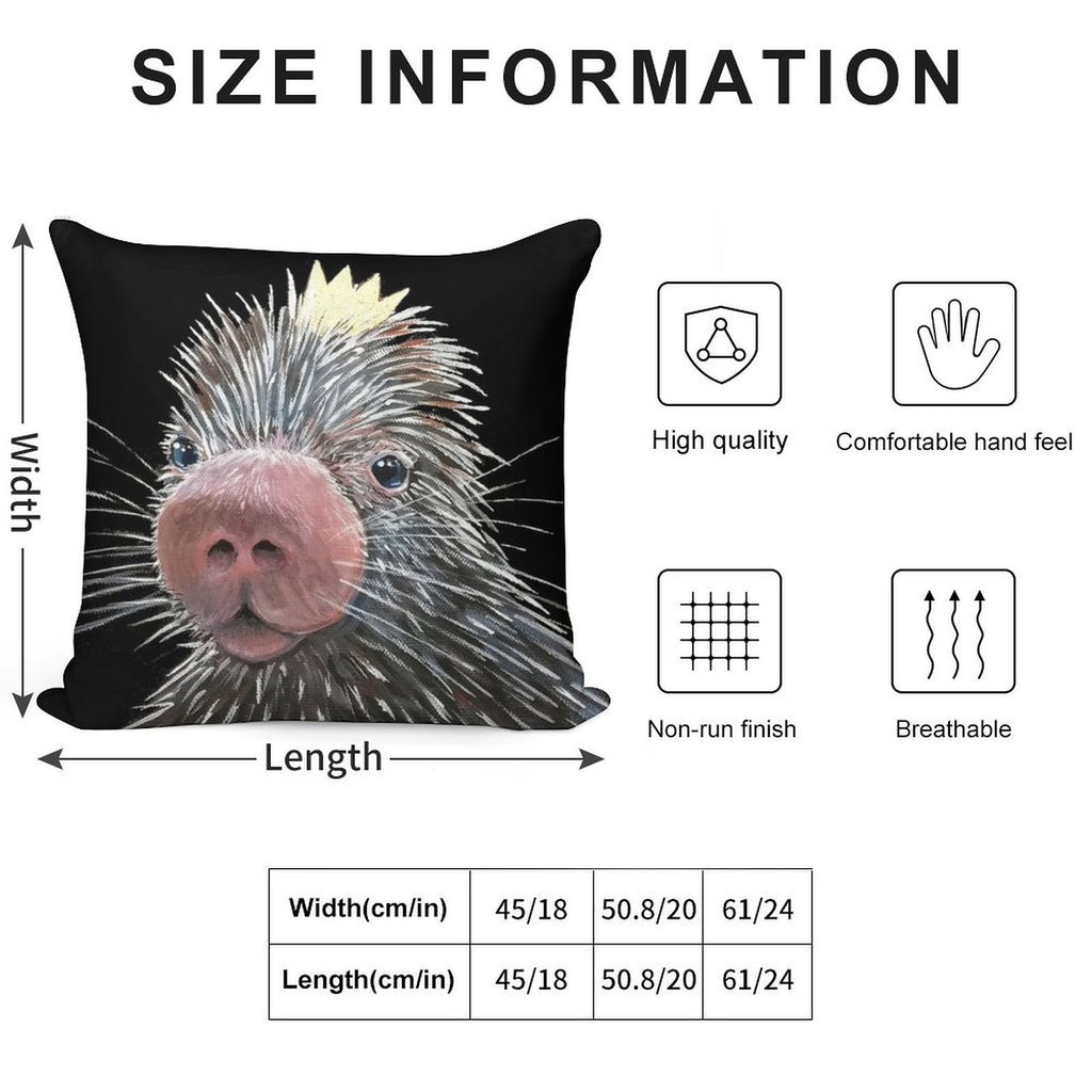 Fauna Royal Cuandu Prickly Spines Soft Reinforced Edging Throw Pillow