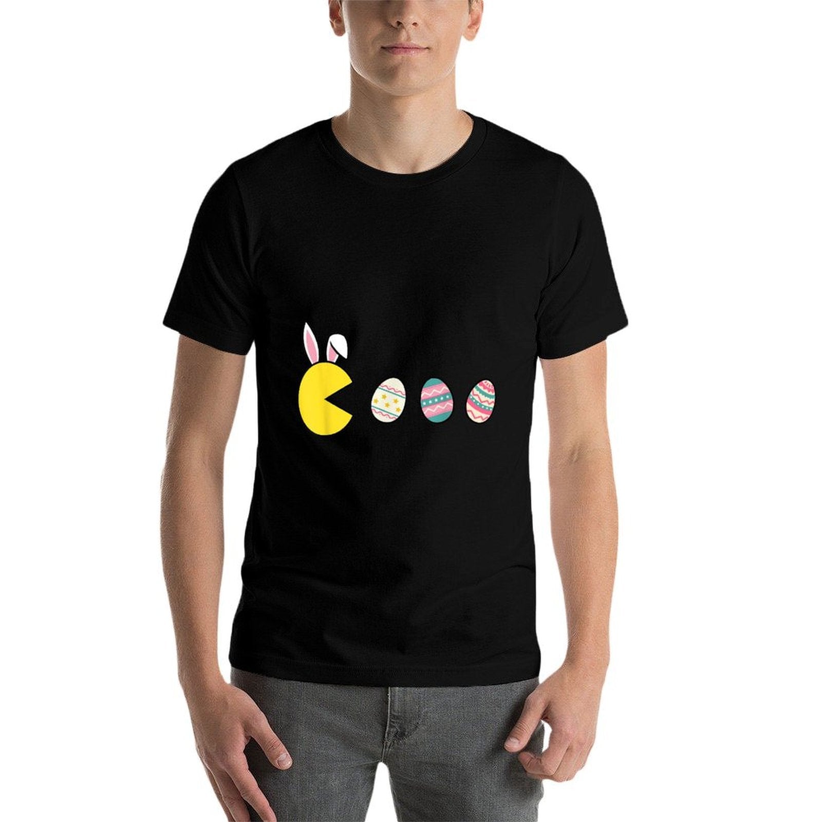 Video Game Eating Easter Eggs Retro Gamer Men Boys Kidsn  Odor-resistant T-Shirt