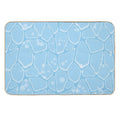 Light Blue Water Durable Bath Mat