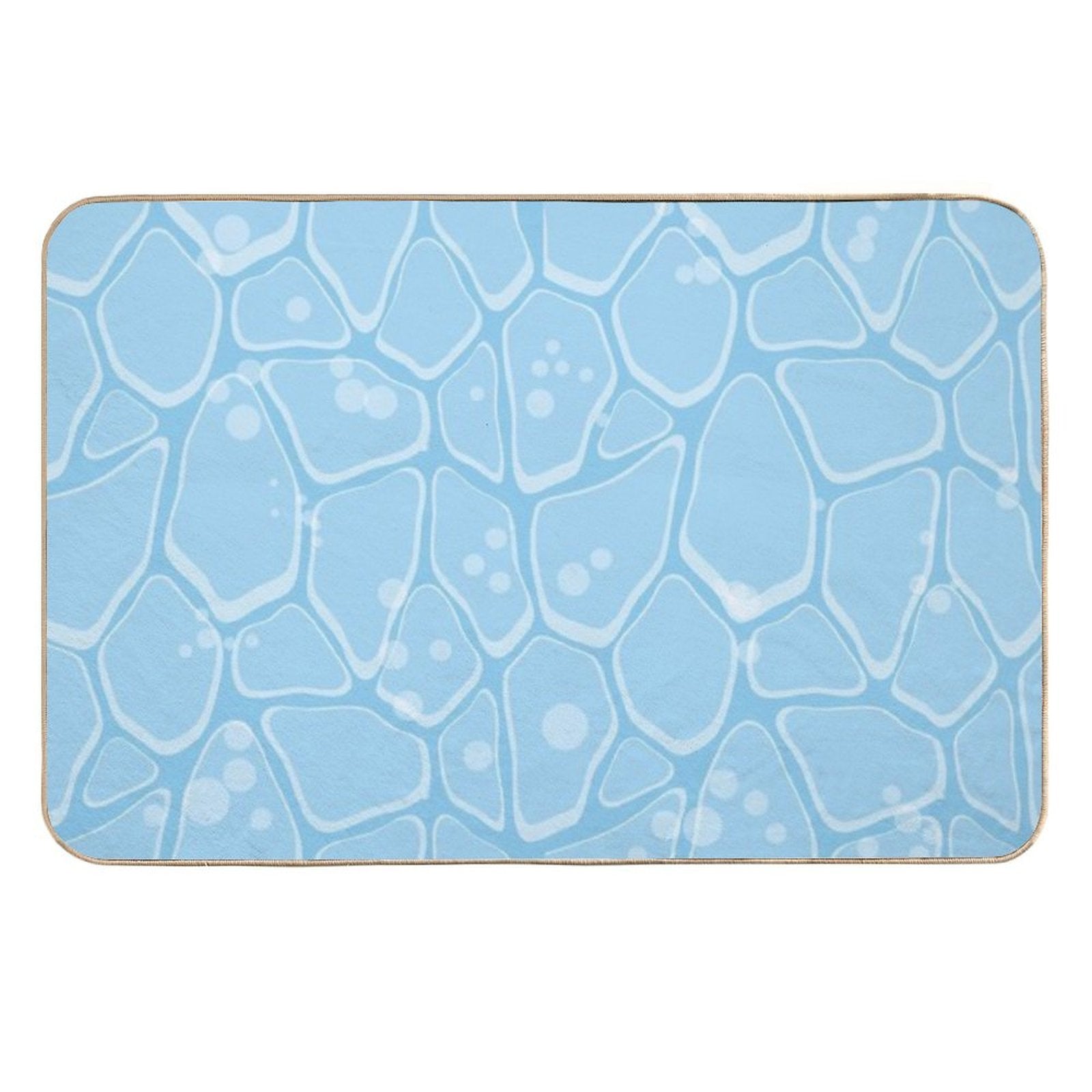 Light Blue Water Durable Bath Mat
