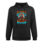 Greetings Huzz Ironic Sigma Werewolf Brainrot Meme Unisex Design Hoodie