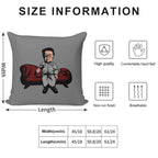 King Of North Korea Soft Skin-Friendly Throw Pillow
