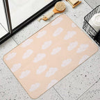 Cute Clouds Pattern  Easy To Clean Bath Mat