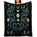 Serpent Moon All-season Throw Blanket
