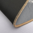 1970's 1980's Vintage Style Heart Shape Crochet Quilting Pattern Silver Heart Ribbon  Versatile Bath Mat