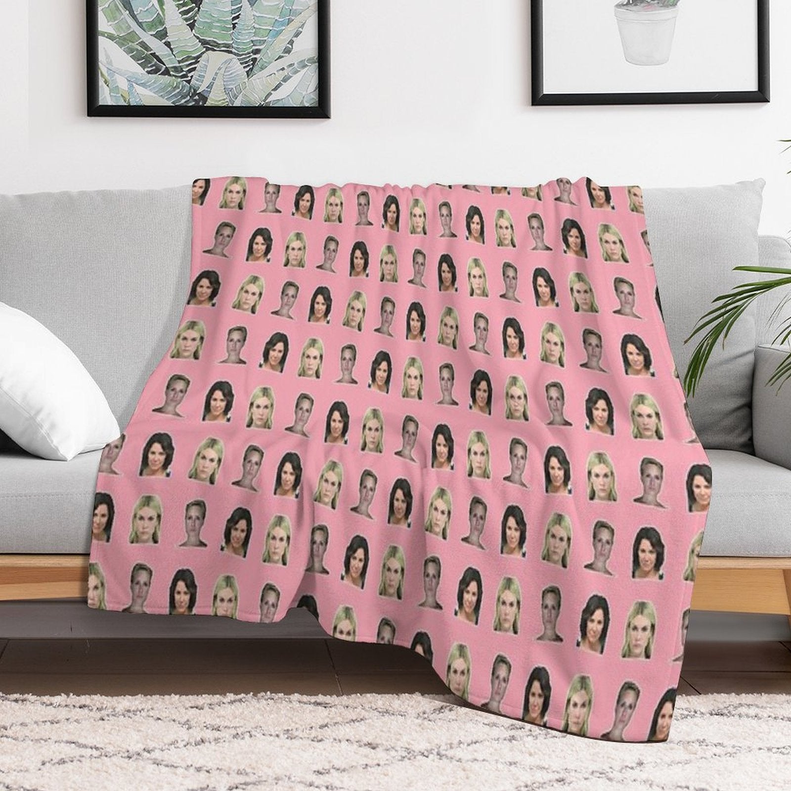The Mugshot Housewives of New York City - For Fans of RHONY And Bravo TV All-season Throw Blanket