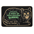Vintage Halloween Black Cat  Pet-Safe Bath Mat