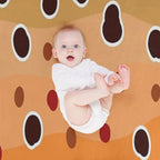 Brown Trout Skin Multi-functional Throw Blanket