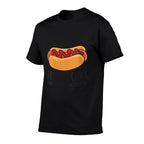 Womens Just A Girl Who Loves Hotdogs Funny Hot Dog Girl  Easy-care T-Shirt