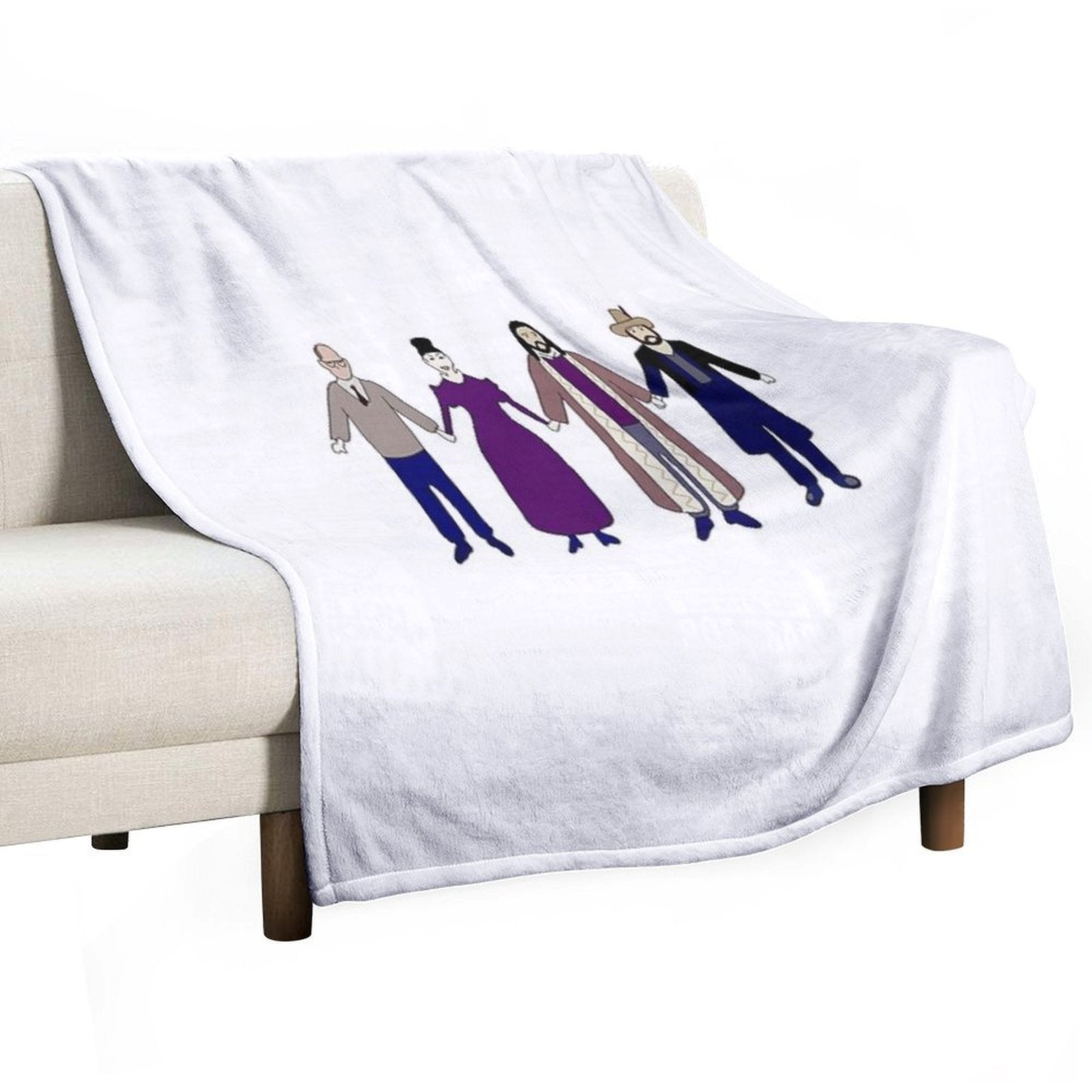 Colin Robinson's Painting - What We Do In The Shadows Gift-ready Throw Blanket