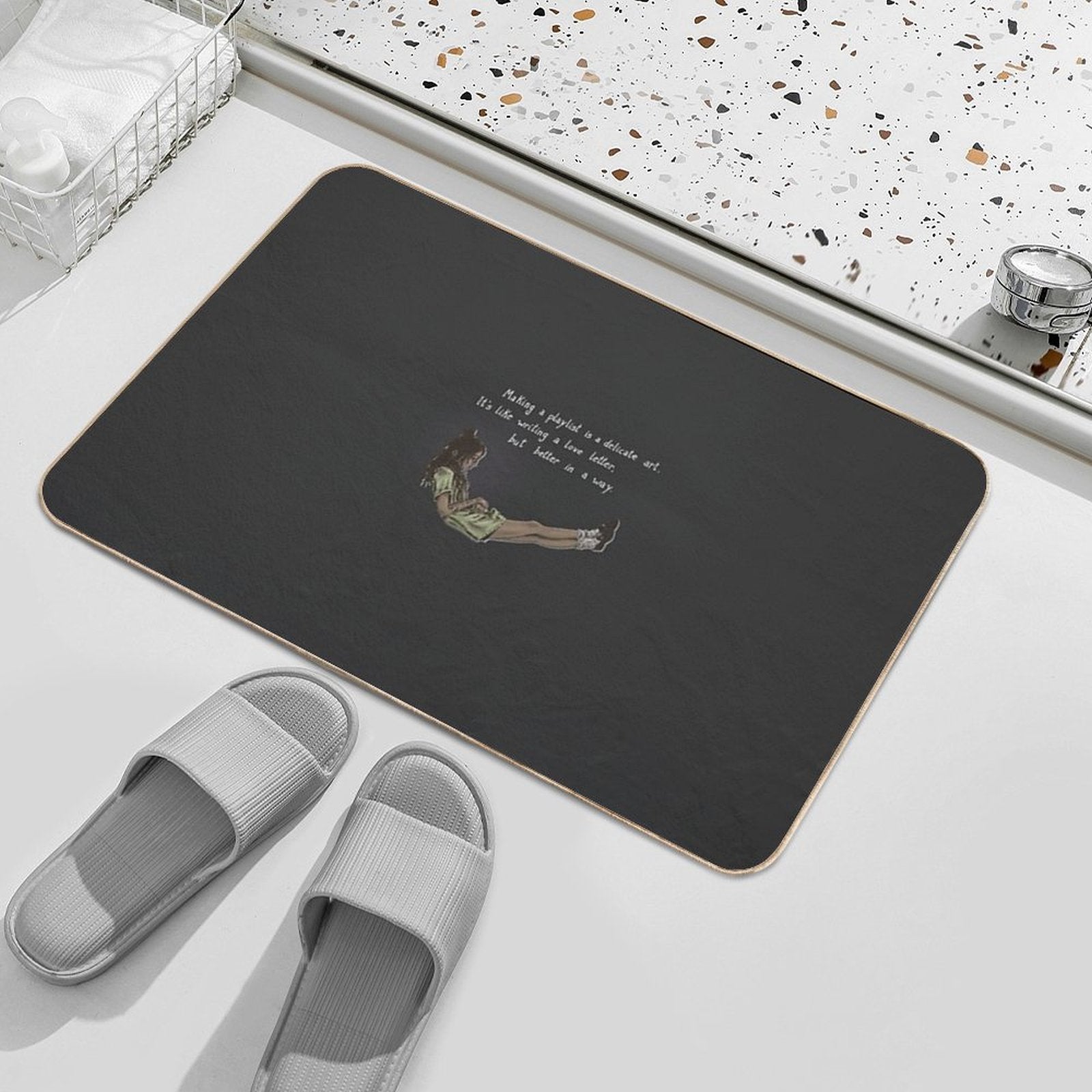 High Fidelity Rob  Easy Maintenance Bath Mat