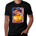 Funny Rubber Duck American 4th of July Patriotic  Classic T-Shirt