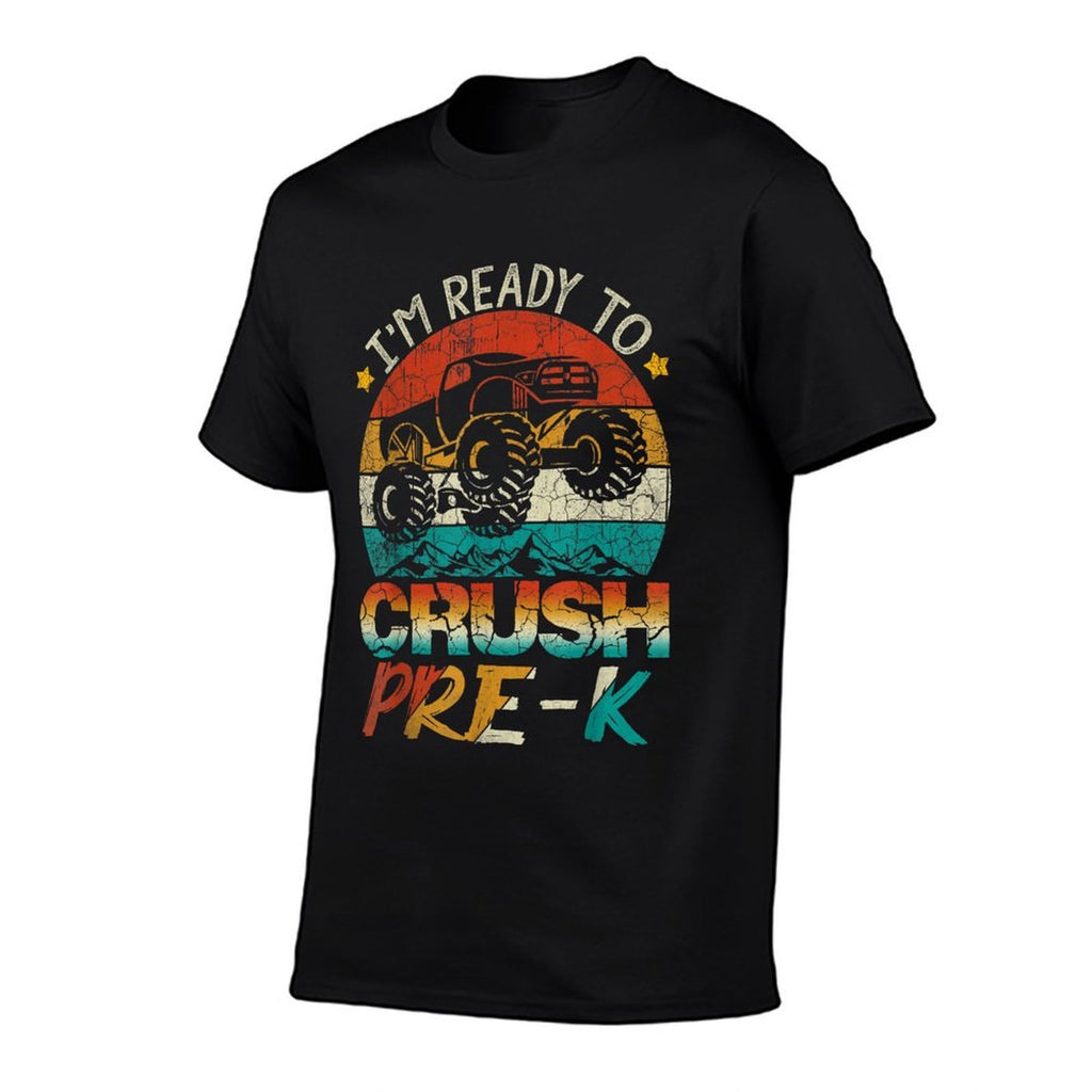 Im Ready To Crush Pre-K Monster Truck Vintage Boys Gift  Breathable T-Shirt