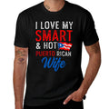 I Love My Smart And Hot Puerto Rican Wife Funny Husband  Lightweight T-Shirt