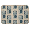 Full And Crescent Moon  Dirt-Trapping Bath Mat