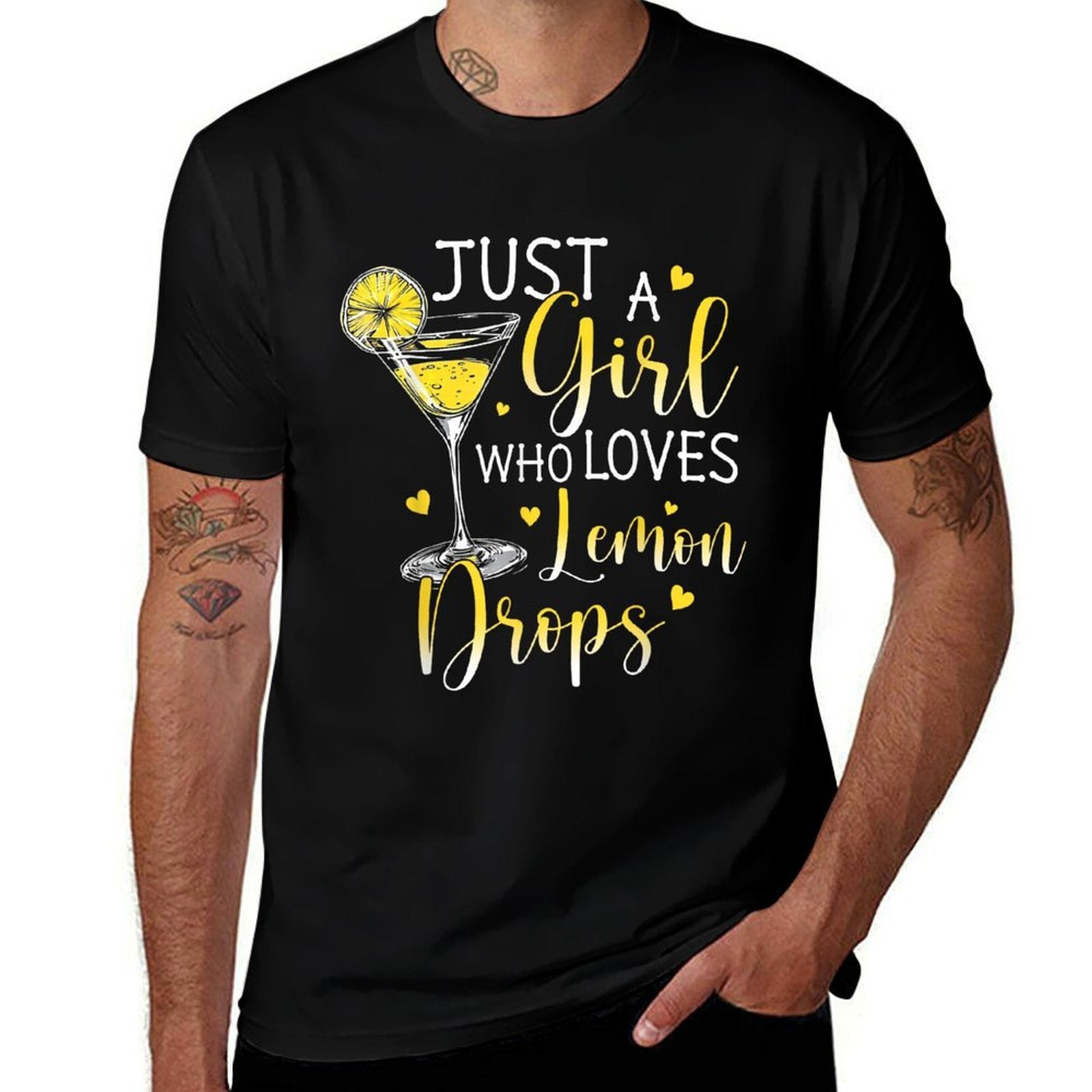 Lemon Drop Gift For Girls Who Drink Lemon Drops  Eco-friendly Material T-Shirt