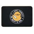 I Have Stability The Ability To Stab by Tobe Fonseca  Absorbent Bath Mat