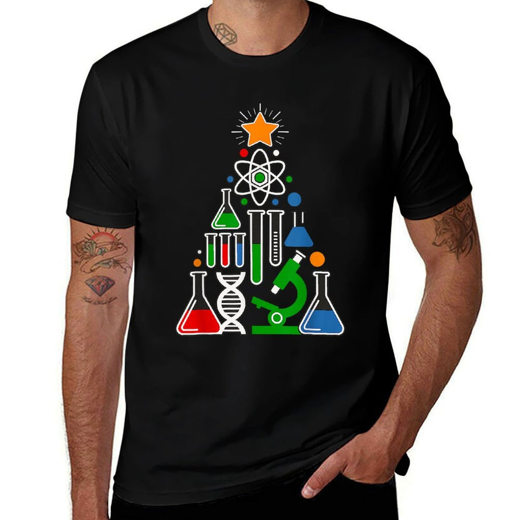 Science Christmas Tree - Cool Atom Xmas Pajama  Classic T-Shirt