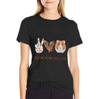Peace Love Guinea Pigs for Guinea Pigs Lover  High-quality Stitching T-Shirt