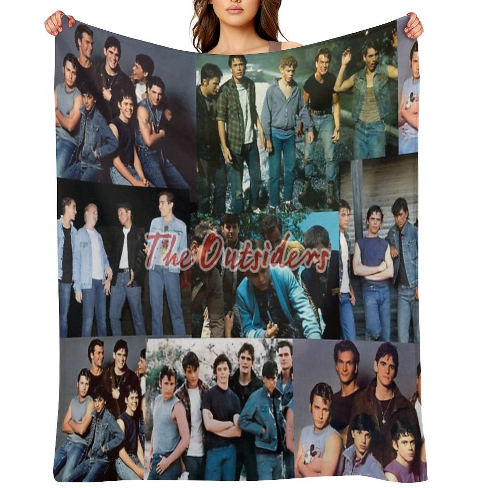 The Outsiders Scene Collage Eco-conscious Throw Blanket